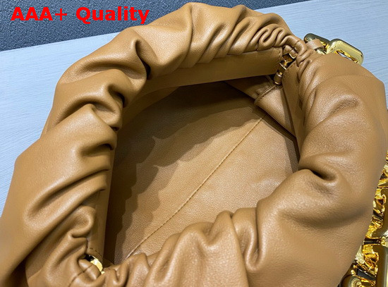 Bottega Veneta The Chain Pouch Tan Calfskin Replica