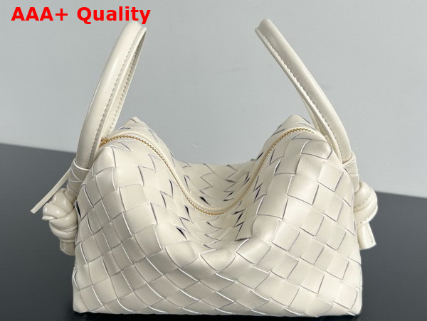 Bottega Veneta Top Handle Loop Zenith Intrecciato Leather Cross Body Bag Replica