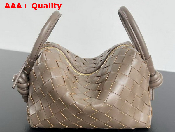 Bottega Veneta Top Handle Loop Zenith Intrecciato Leather Cross Body Bag Replica