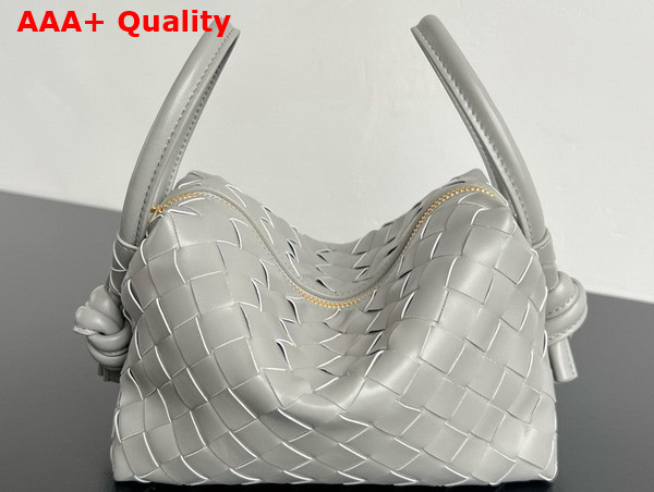 Bottega Veneta Top Handle Loop Zenith Intrecciato Leather Cross Body Bag Replica