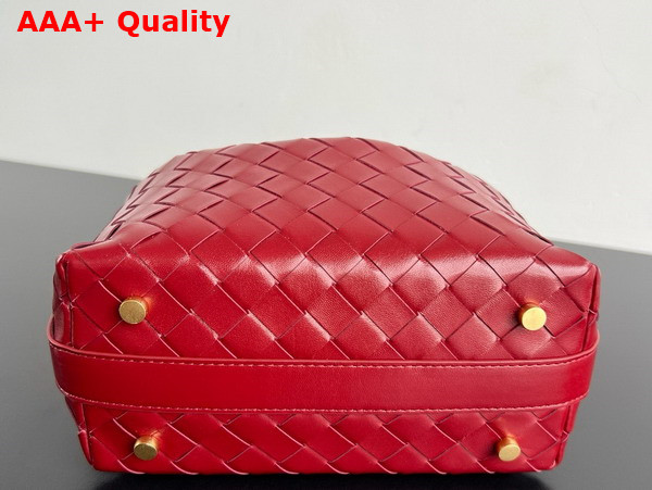 Bottega Veneta Wallace Cherry Intrecciato Calf Leather Replica