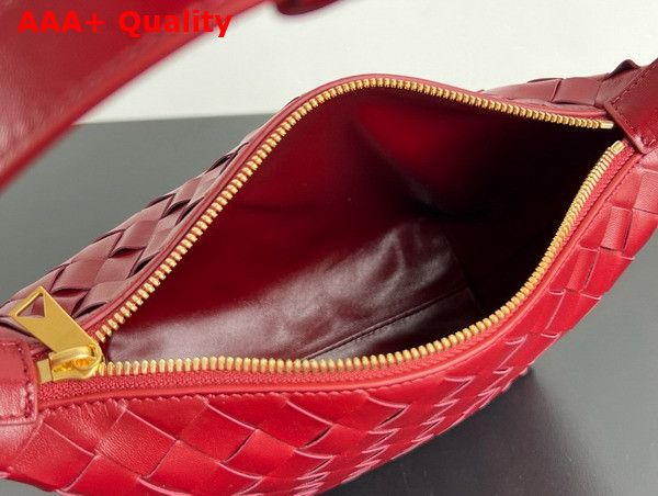 Bottega Veneta Wallace Cherry Intrecciato Calf Leather Replica