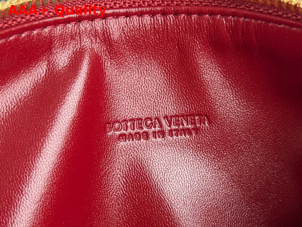 Bottega Veneta Wallace Cherry Intrecciato Calf Leather Replica