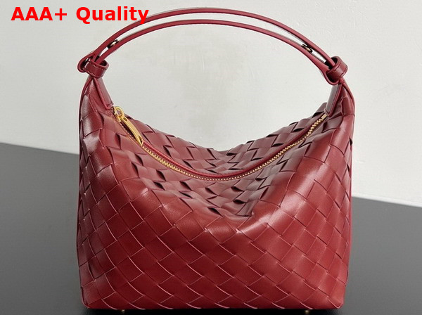 Bottega Veneta Wallace Sapele Intrecciato Calf Leather Replica