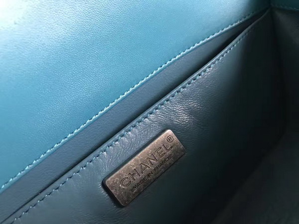 Boy Chanel Handbag with Handle Emerald Python For Sale