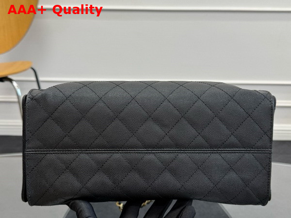Chanel 25 Medium Handbag in Black Grained Calfskin AS5311 Replica