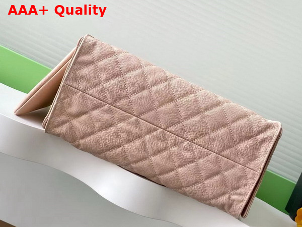 Chanel 25 Medium Handbag in Blush Pink Grained Calfskin AS5311 Replica
