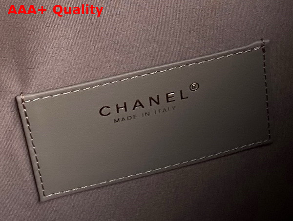 Chanel 25 Medium Handbag in Grey Suede Calfskin AS5311 Replica