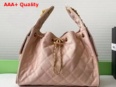 Chanel 25 Small Handbag in Blush Pink Grained Calfskin AS5293 Replica