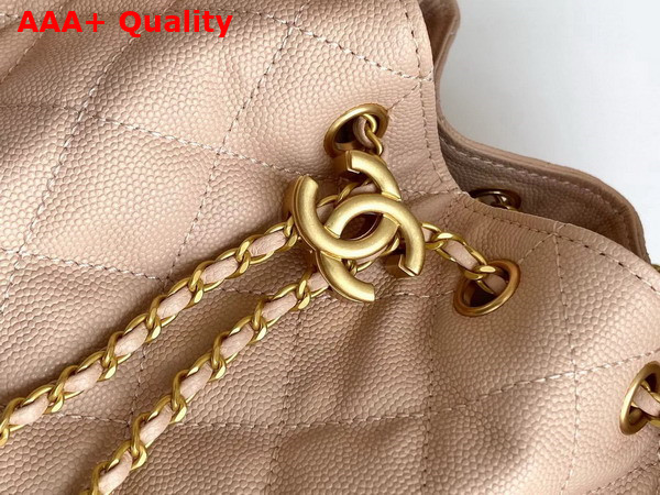 Chanel 25 Small Handbag in Blush Pink Grained Calfskin AS5293 Replica