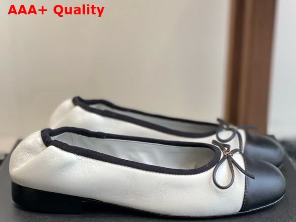 Chanel Ballet Flats Lambskin Black G46114 Replica