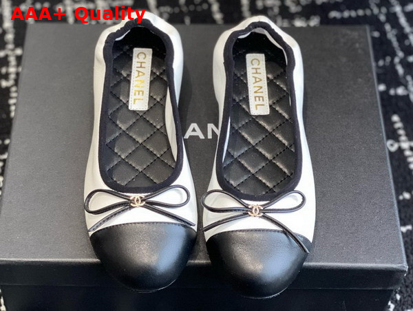 Chanel Ballet Flats Lambskin Black G46114 Replica