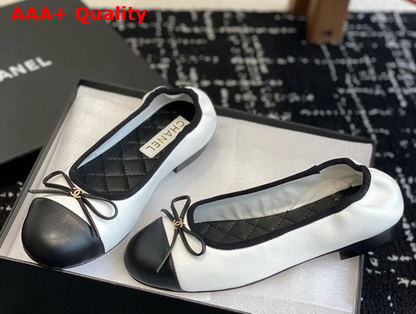 Chanel Ballet Flats Lambskin Black G46114 Replica
