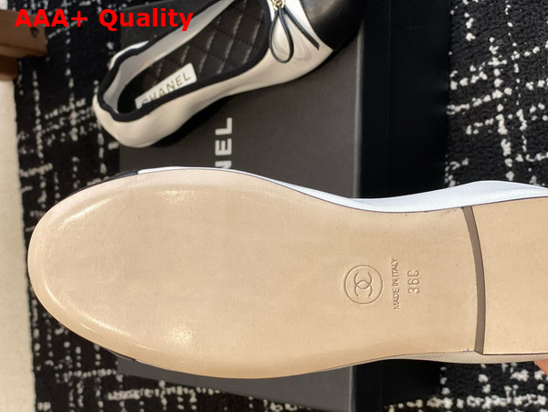 Chanel Ballet Flats Lambskin Black G46114 Replica