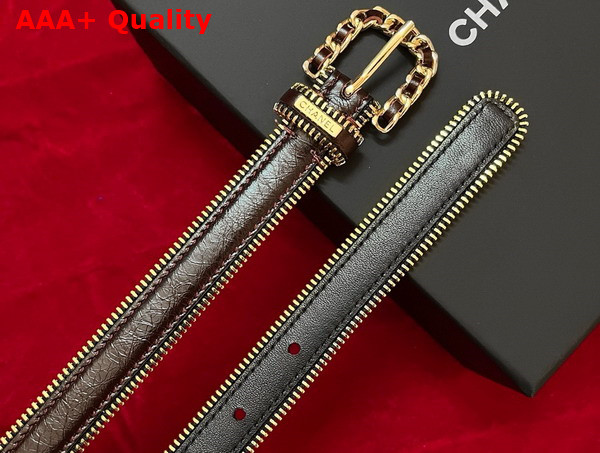 Chanel Belt with Zip Details Replica