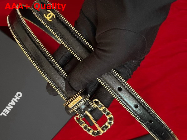 Chanel Belt with Zip Details Replica