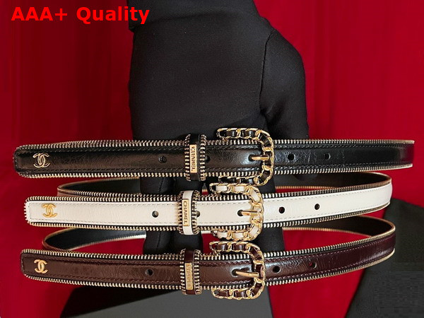 Chanel Belt with Zip Details Replica