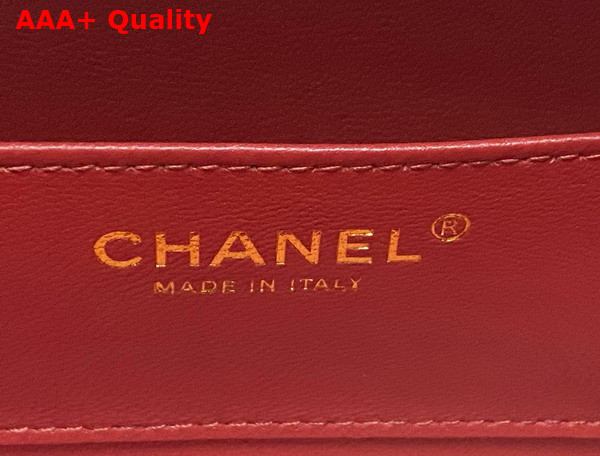 Chanel Box Bag in Black Lambskin Gold Tone Metal AS5168 Replica