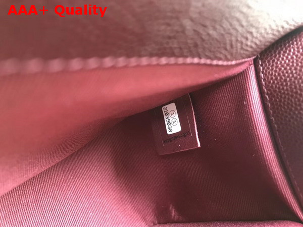 Chanel Boy Chanel Handbag Chevron Burgundy Grained Calfskin Replica