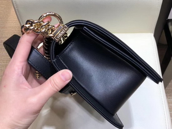 Chanel Boy Chanel Handbag in Black Embroidered Calfskin