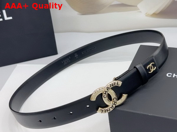 Chanel CC Buckle Leather Belt Replica