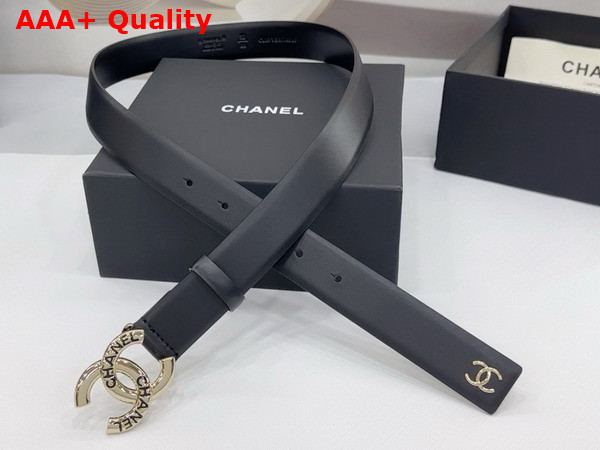 Chanel CC Buckle Leather Belt Replica