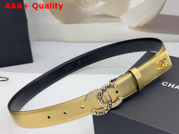 Chanel CC Buckle Leather Belt Replica