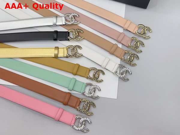 Chanel CC Buckle Leather Belt Replica