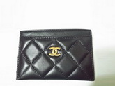 Chanel Card Hold Black Lambskin for Sale