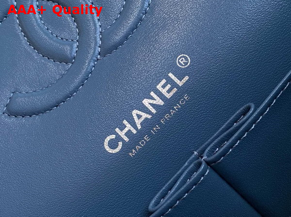 Chanel Classic 255 Handbag in Blue Denim Replica