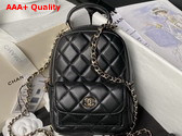 Chanel Classic Mini Backpack in Lambskin Black AP3753 Replica