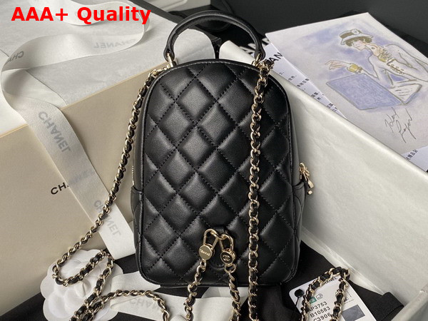 Chanel Classic Mini Backpack in Lambskin Black AP3753 Replica