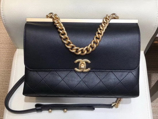Chanel Coco Luxe Small Flap Bag A57086 Black