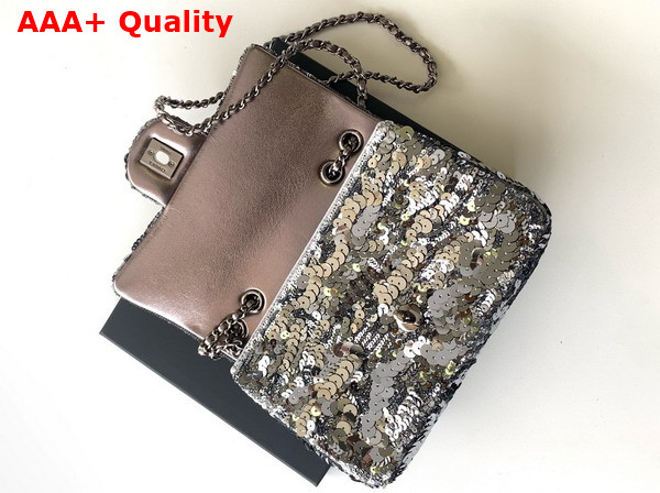 Chanel Flap Bag Gun Sequins Gun Metal AS4561 Replica