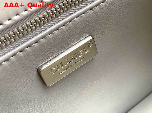 Chanel Flap Bag in Silver Fringed Sequins and Silver Tone Metal AS4561 Replica