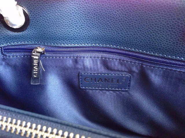 Chanel GST Shopping Tote Navy Blue Caviar for Sale