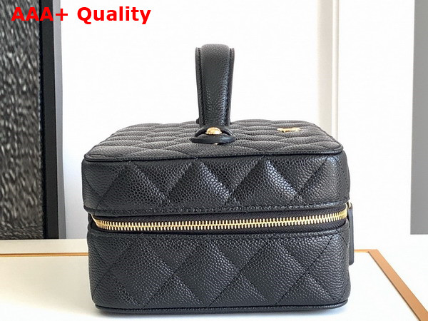 Chanel Jewelry Case in Black Grained Calfskin Replica