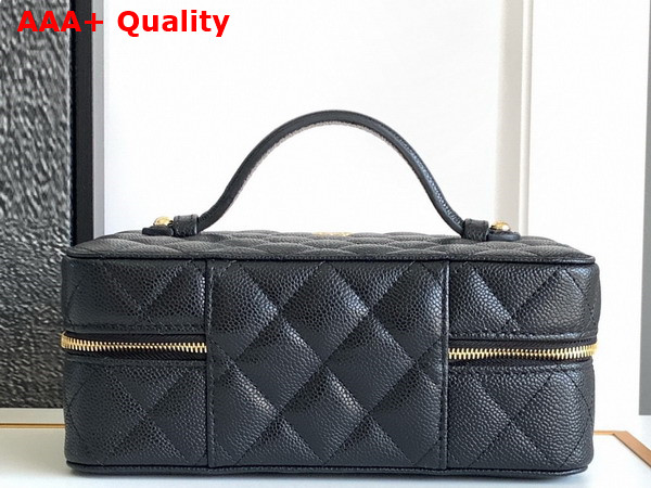 Chanel Jewelry Case in Black Grained Calfskin Replica