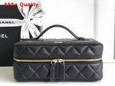 Chanel Jewelry Case in Black Lambskin Replica