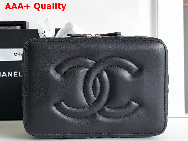 Chanel Jewelry Case in Black Lambskin Replica