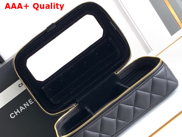 Chanel Jewelry Case in Black Lambskin Replica