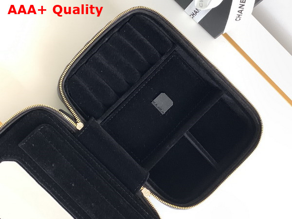 Chanel Jewelry Case in Black Lambskin Replica
