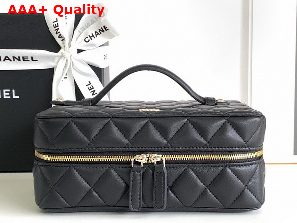 Chanel Jewelry Case in Black Lambskin Replica