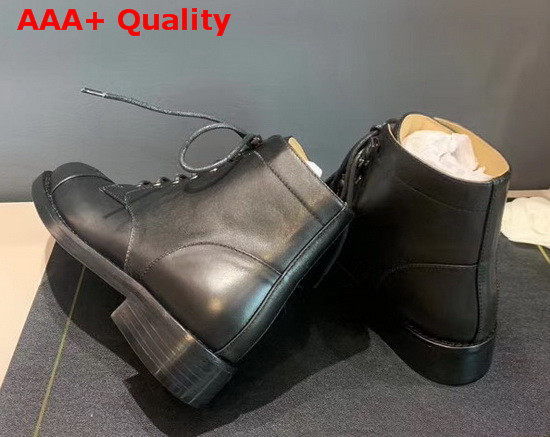 Chanel Lace Ups Black Calfskin G34954 Replica