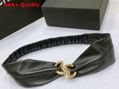 Chanel Lambskin Belt in Black Replica