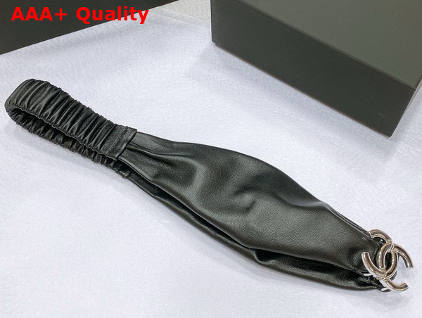 Chanel Lambskin Belt in Black Replica