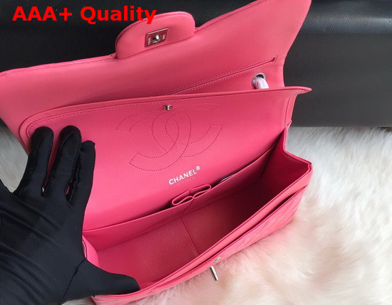 Chanel Large Classic Flap Bag in Rose Patent Leather Replica