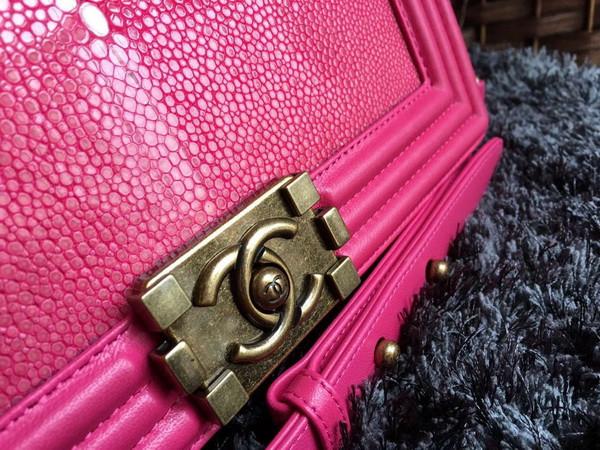Chanel Le Boy Fuchsia Pearl Fish for Sale