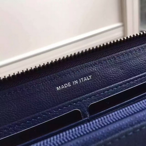 Chanel Le Boy Long Wallet Navy Calfskin for Sale