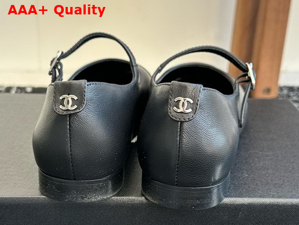 Chanel Mary Janes Black Lambskin G46379 Replica